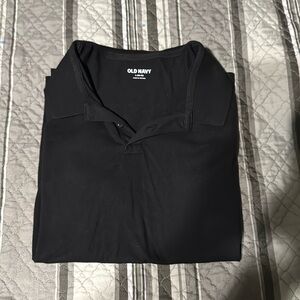 Old Navy Kid Boy Black Polo Shirt - School Uniform Polo Shirt